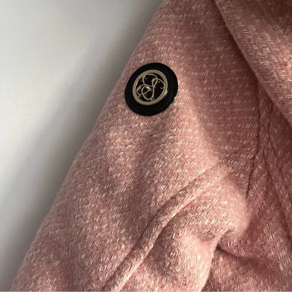 Jessica Simpson Pink Winter Coat with Fur Hood